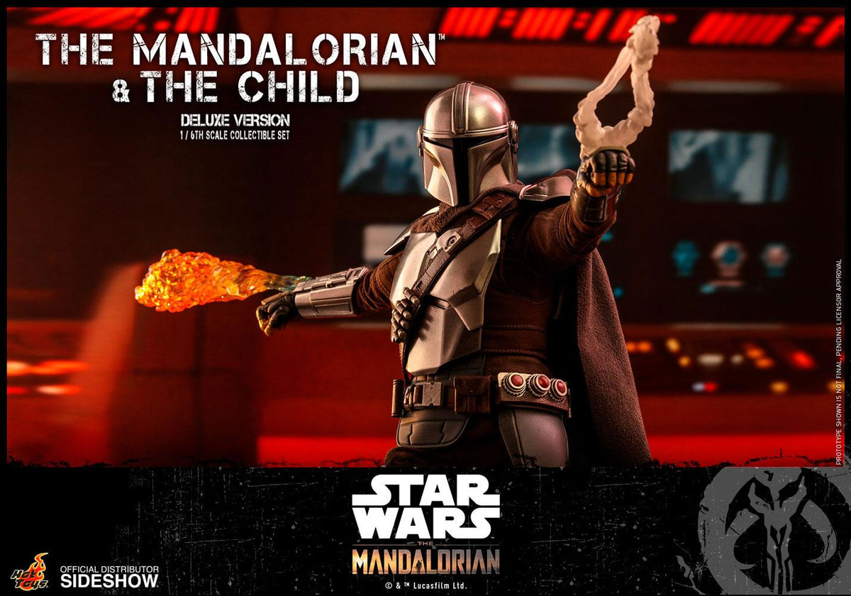 Star Wars The Mandalorian Action Figure 2-Pack 1/6 The Mandalorian &amp; The Child Deluxe 30 cm