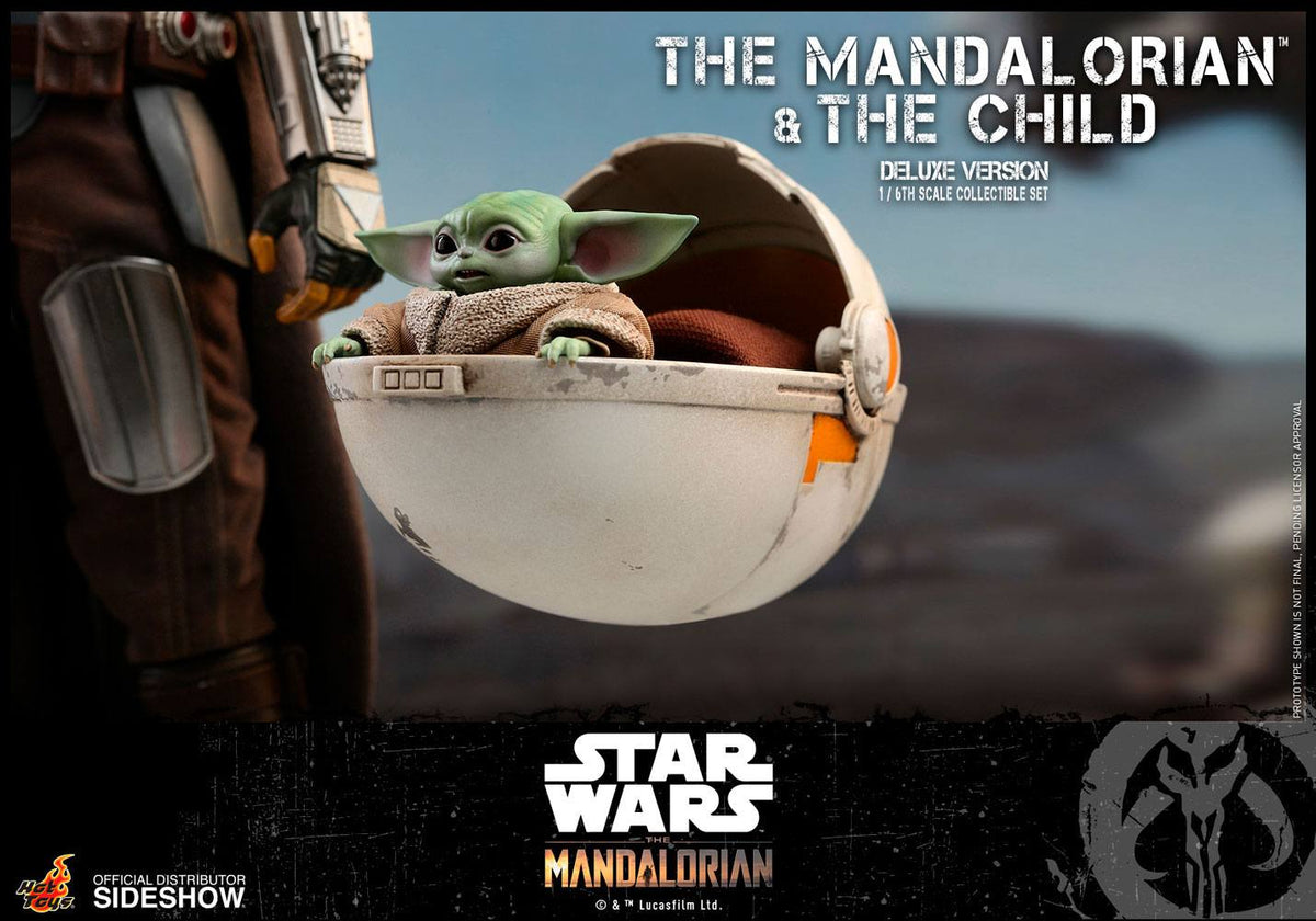 Star Wars The Mandalorian Action Figure 2-Pack 1/6 The Mandalorian &amp; The Child Deluxe 30 cm