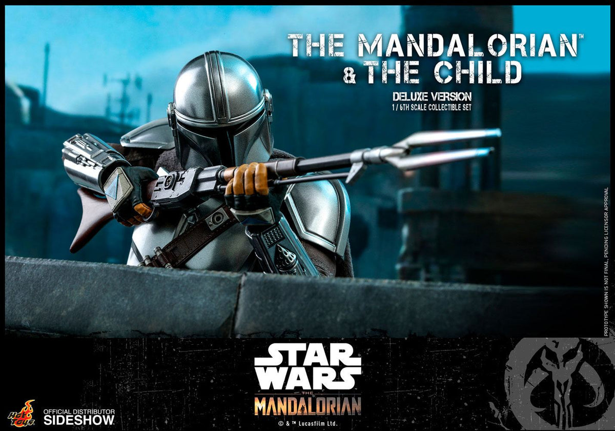 Star Wars The Mandalorian Action Figure 2-Pack 1/6 The Mandalorian &amp; The Child Deluxe 30 cm