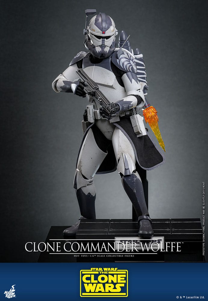 Star Wars: The Clone Wars Action Figure 1/6 Clone Commander Wolffe 30 cm