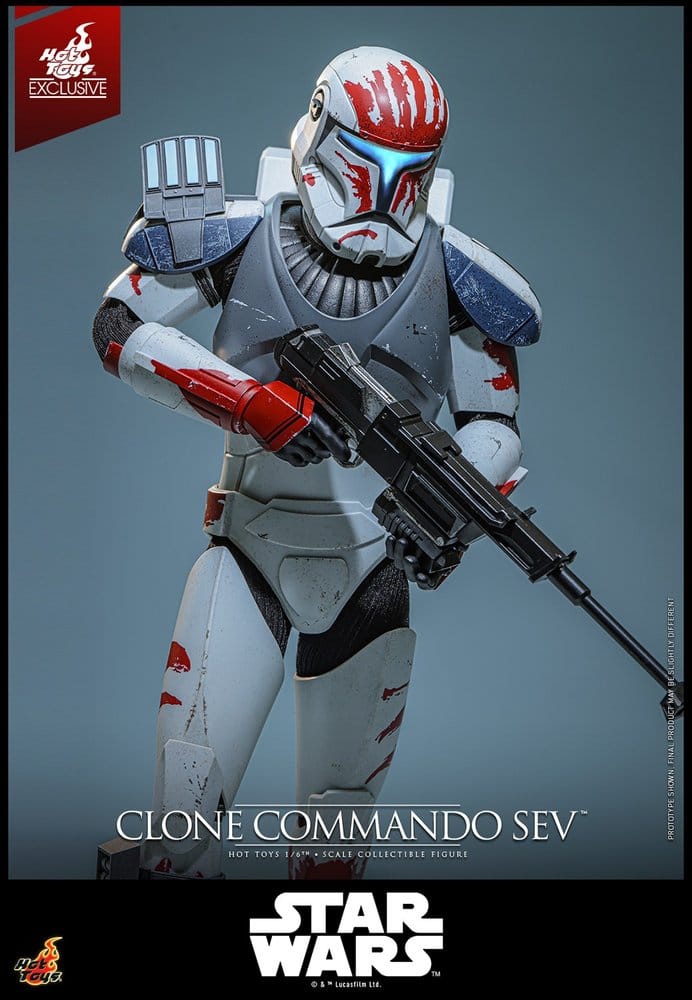Star Wars: The Clone Wars Television Masterpiece Action Figure 1/6 Clone Commando Sev (Hot Toys Exclusive) 30 cm