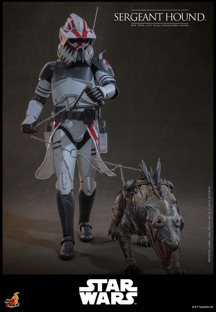 Star Wars: The Clone Wars Action Figure 1/6 Sergeant Hound 30 cm