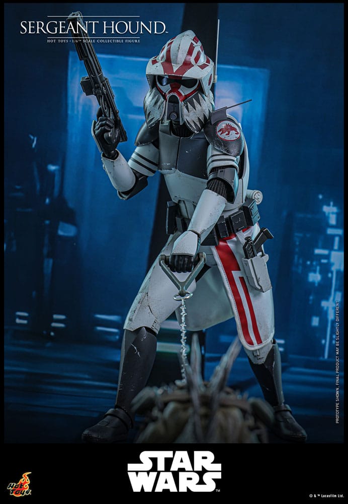 Star Wars: The Clone Wars Action Figure 1/6 Sergeant Hound 30 cm