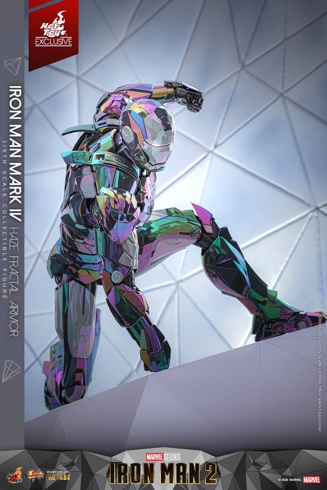Iron Man 2 Action Figure 1/6 Iron Man Mark IV (Haze Fractal Armor) 33 cm