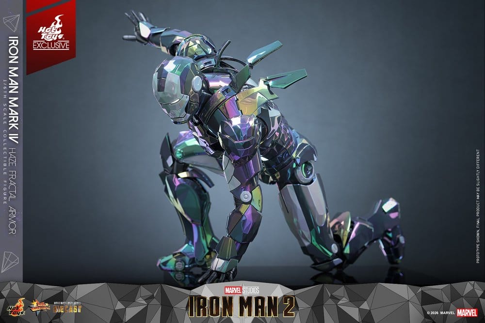 Iron Man 2 Action Figure 1/6 Iron Man Mark IV (Haze Fractal Armor) 33 cm