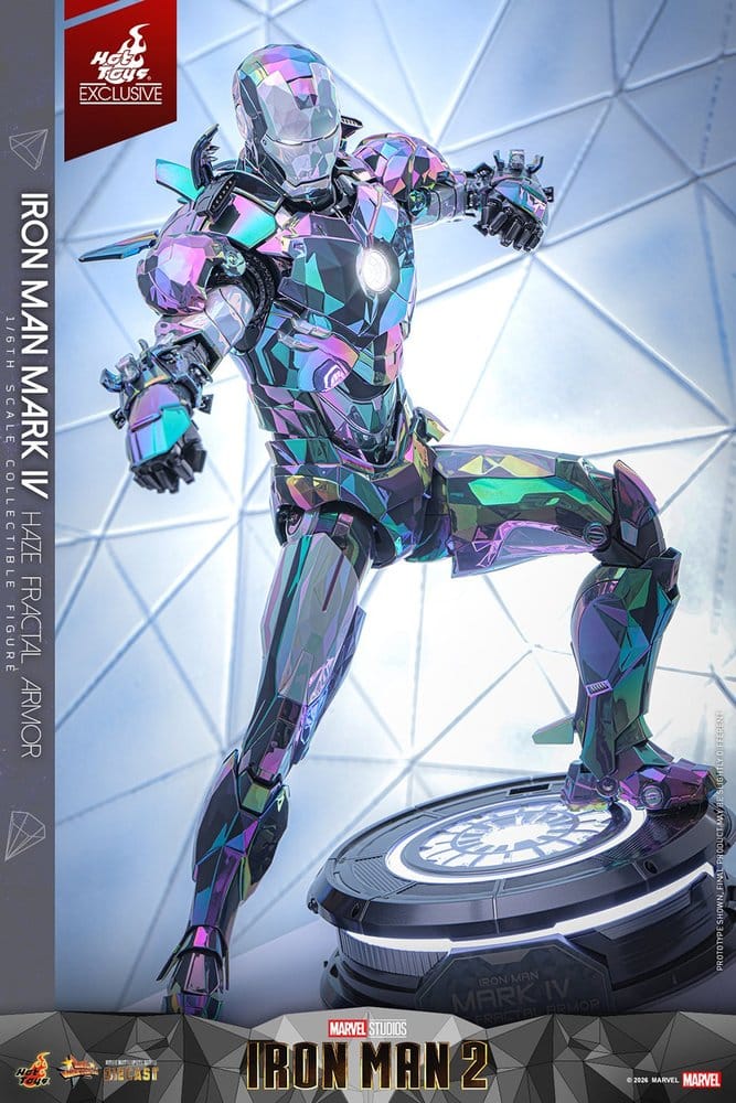 Iron Man 2 Action Figure 1/6 Iron Man Mark IV (Haze Fractal Armor) 33 cm