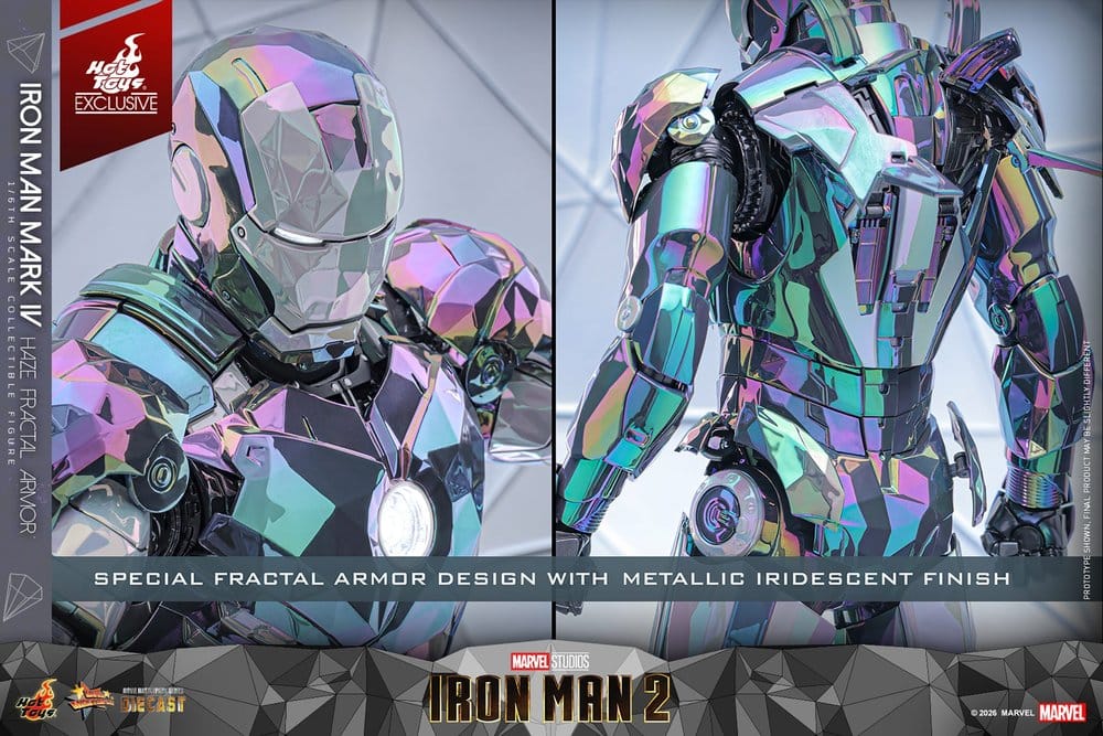 Iron Man 2 Action Figure 1/6 Iron Man Mark IV (Haze Fractal Armor) 33 cm
