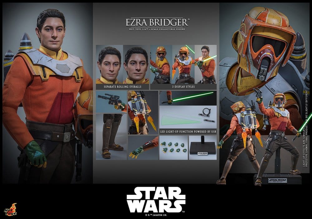 Star Wars: Rebels Television Masterpiece Action Figure 1/6 Ezra Bridger 31 cm