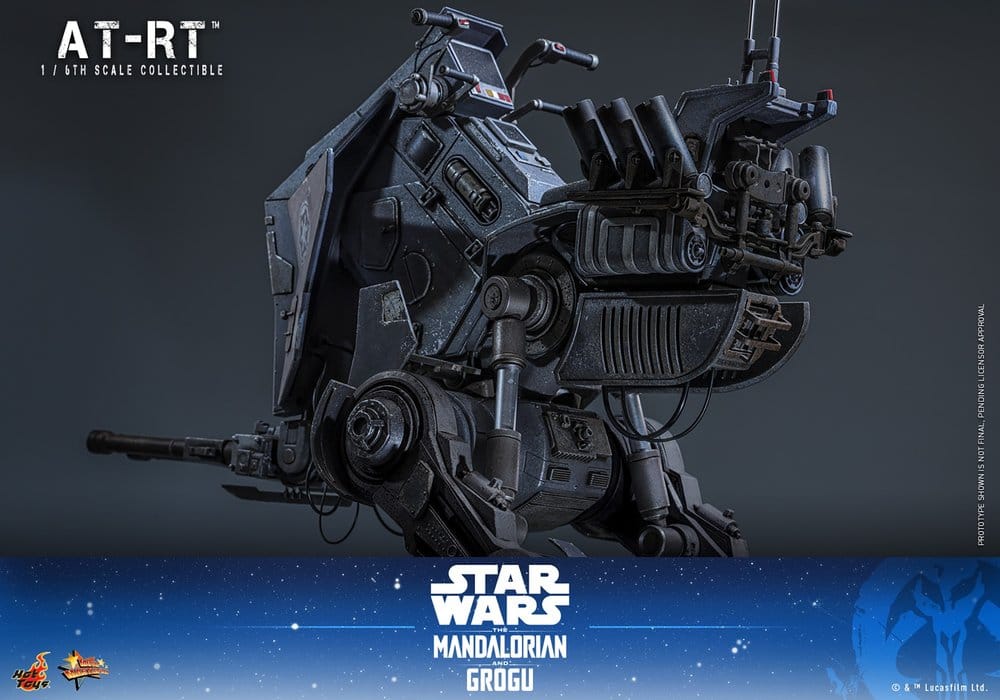 Star Wars: The Mandalorian & Grogu Movie Masterpiece Action Figure Set 1/6 Imperial Remnant AT-RT Driver & AT-RT 60 cm