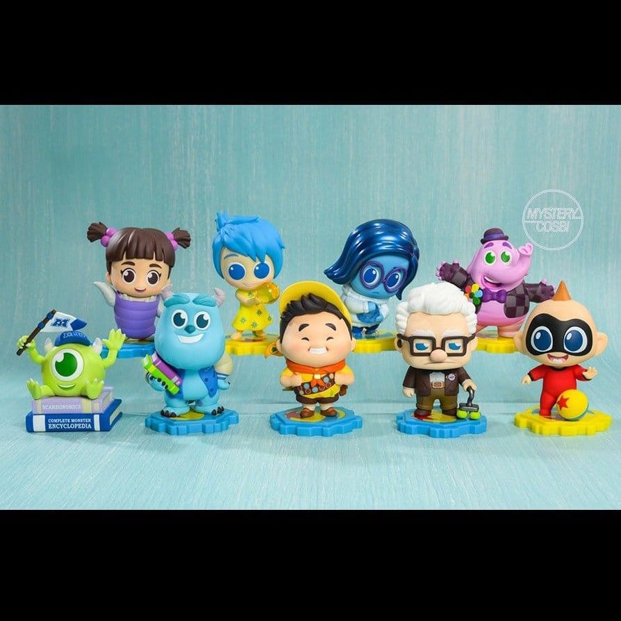 Pixar Cosbi Mini Figures 8 cm Blind Box Display (8)