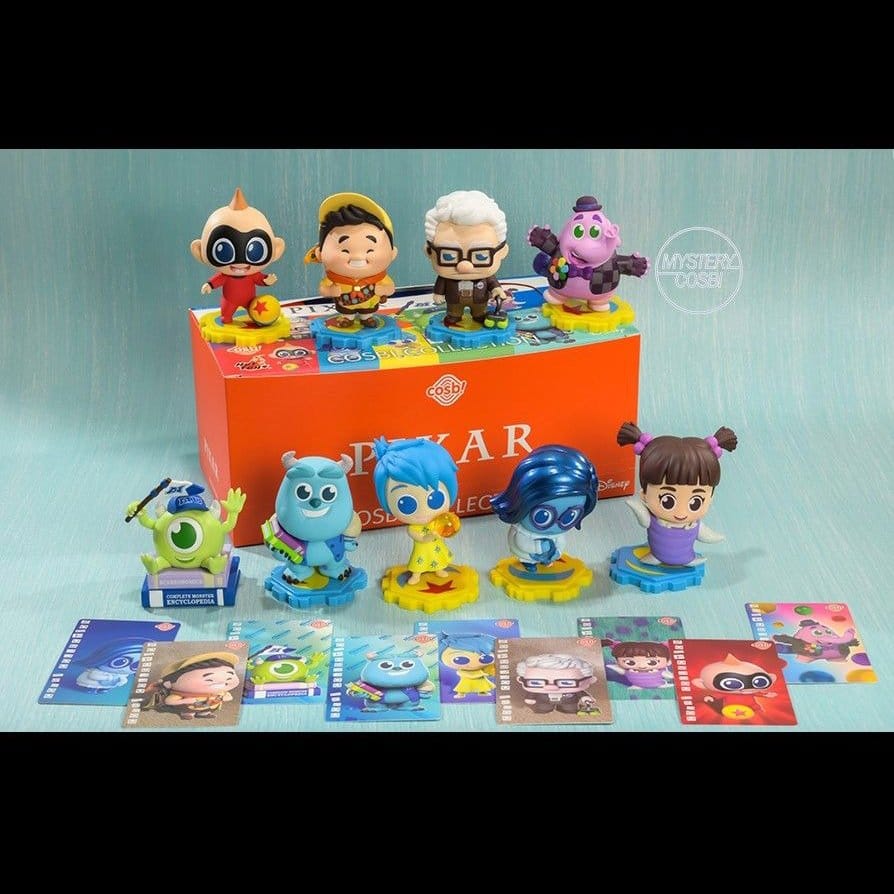 Pixar Cosbi Mini Figures 8 cm Blind Box Display (8)