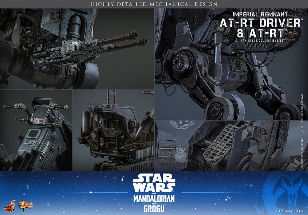 Star Wars: The Mandalorian & Grogu Movie Masterpiece Vehicle 1/6 AT-RT 60 cm