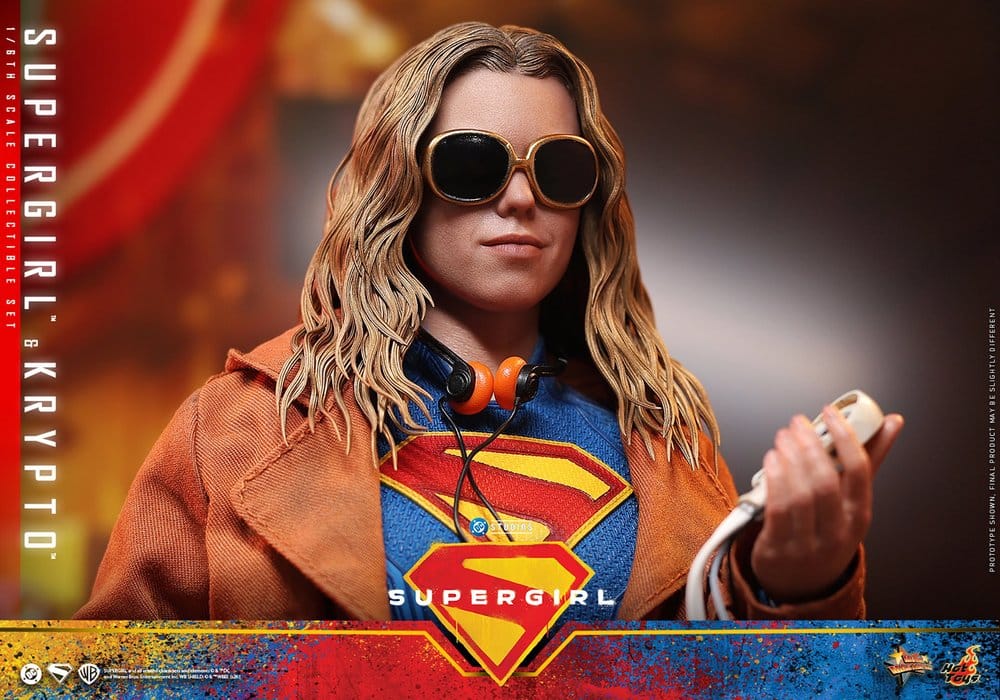 DC Comics Movie Masterpiece Action Figure Set Supergirl & Krypto 28 cm