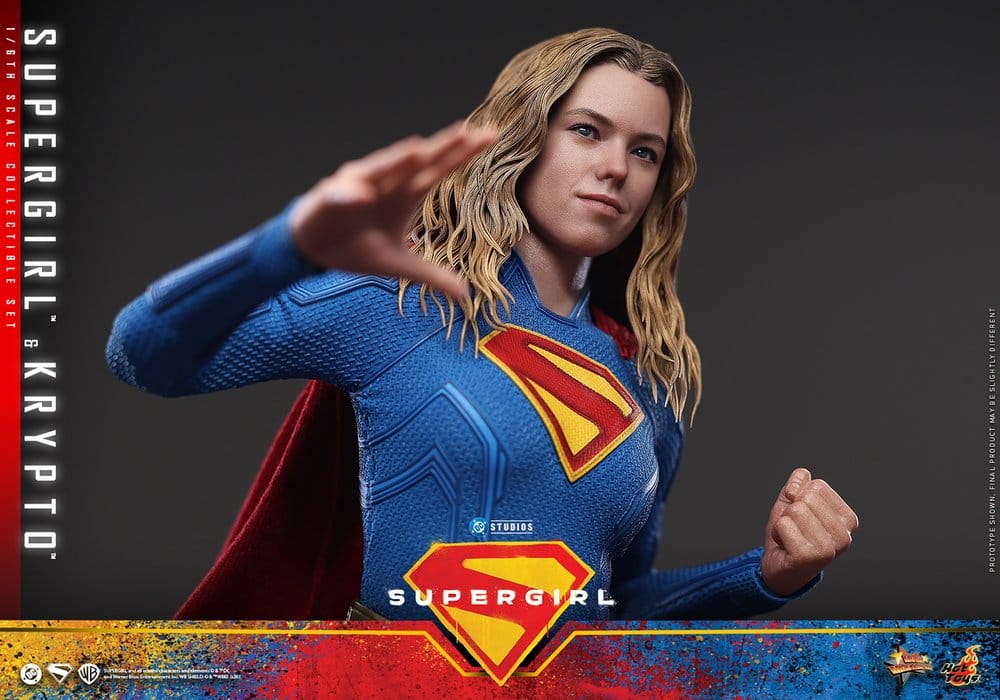 DC Comics Movie Masterpiece Action Figure Set Supergirl & Krypto 28 cm