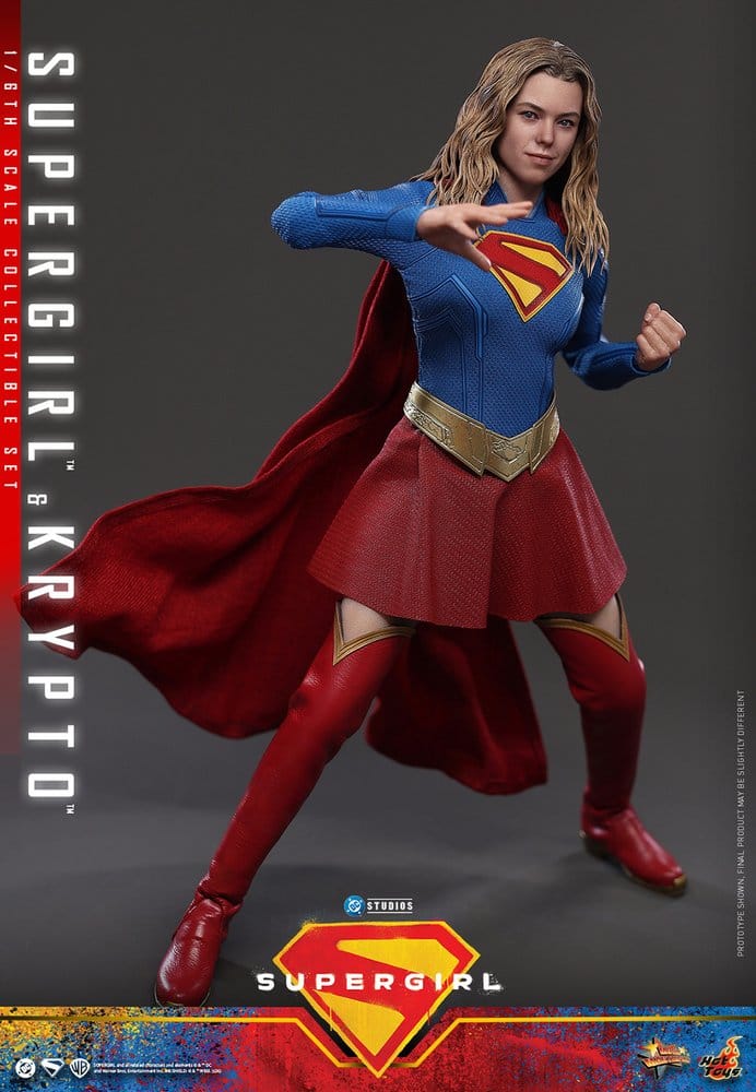DC Comics Movie Masterpiece Action Figure Set Supergirl & Krypto 28 cm