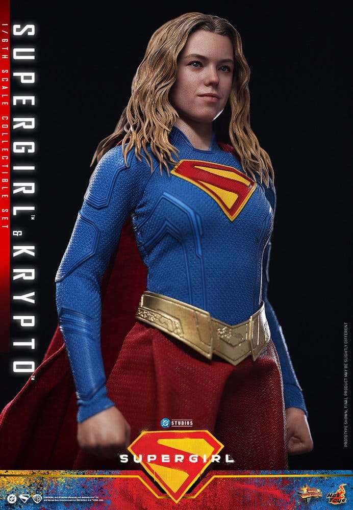 DC Comics Movie Masterpiece Action Figure Set Supergirl & Krypto 28 cm