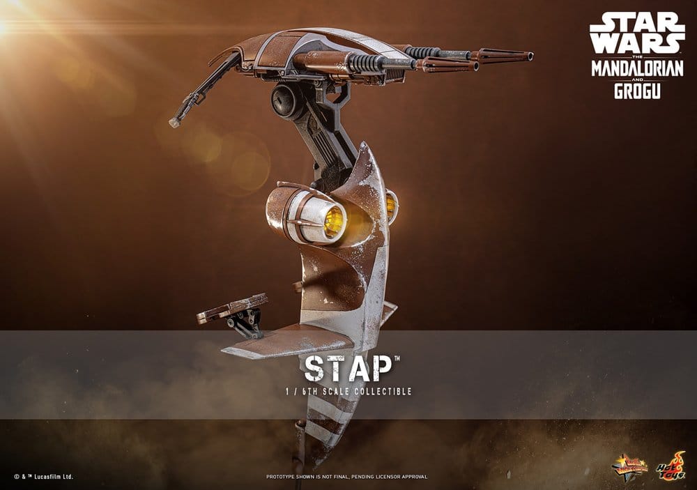 Star Wars: The Mandalorian & Grogu Movie Masterpiece Accessory 1/6 STAP 32 cm