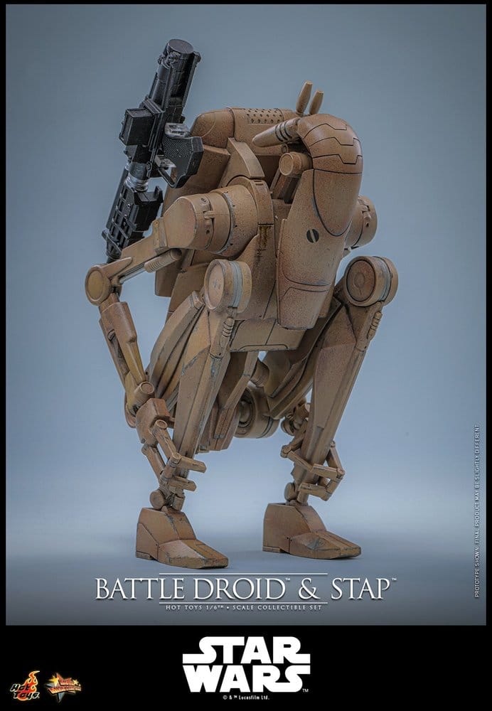 Star Wars: The Phantom Menace Movie Masterpiece Action Figure Set 1/6 Battle Droid & STAP 32 cm