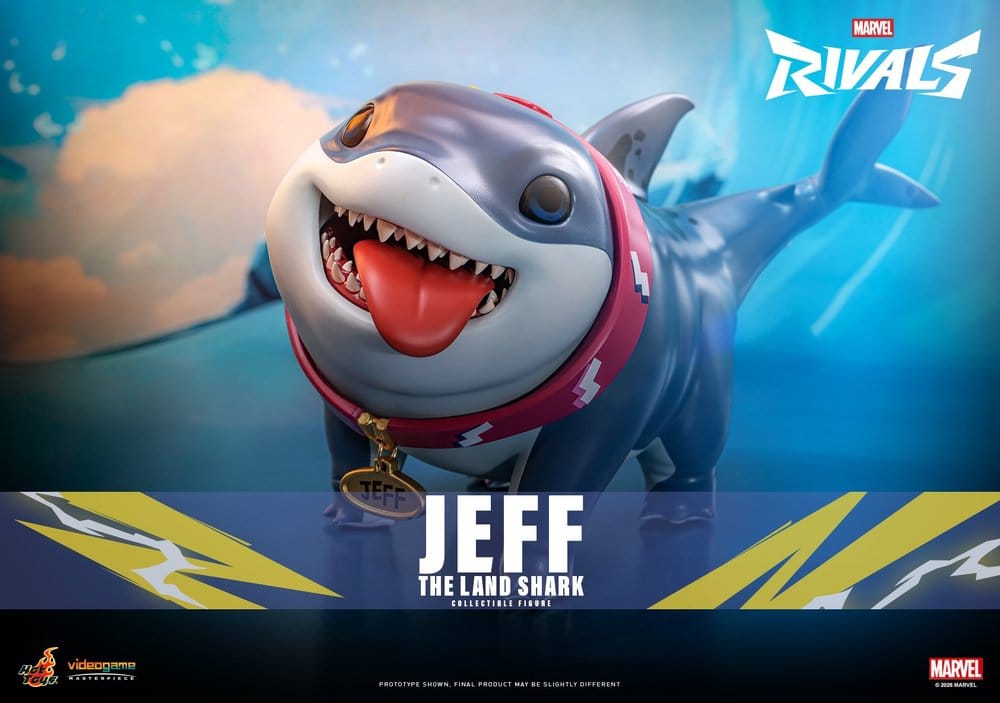 Marvel Rivals Videogame Masterpiece Series Action Figure Jeff the Land Shark 11 cm