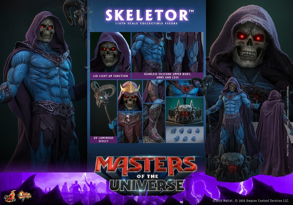 Masters of the Universe Movie Masterpiece Action Figure 1/6 Skeletor 31 cm