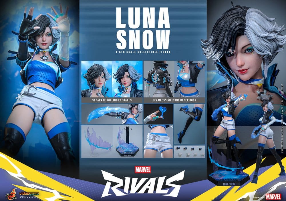 Marvel Rivals Videogame Masterpiece Action Figure 1/6 Luna Snow 28 cm