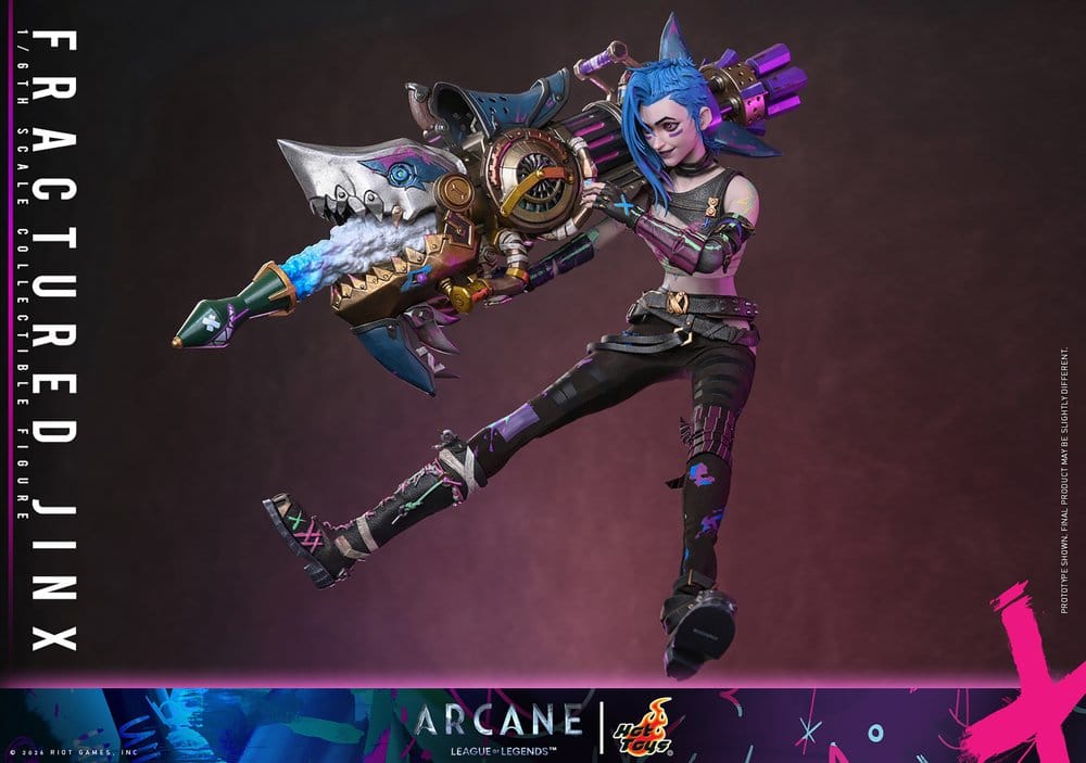 Arcane Action Figure 1/6 Fractured Jinx 28 cm