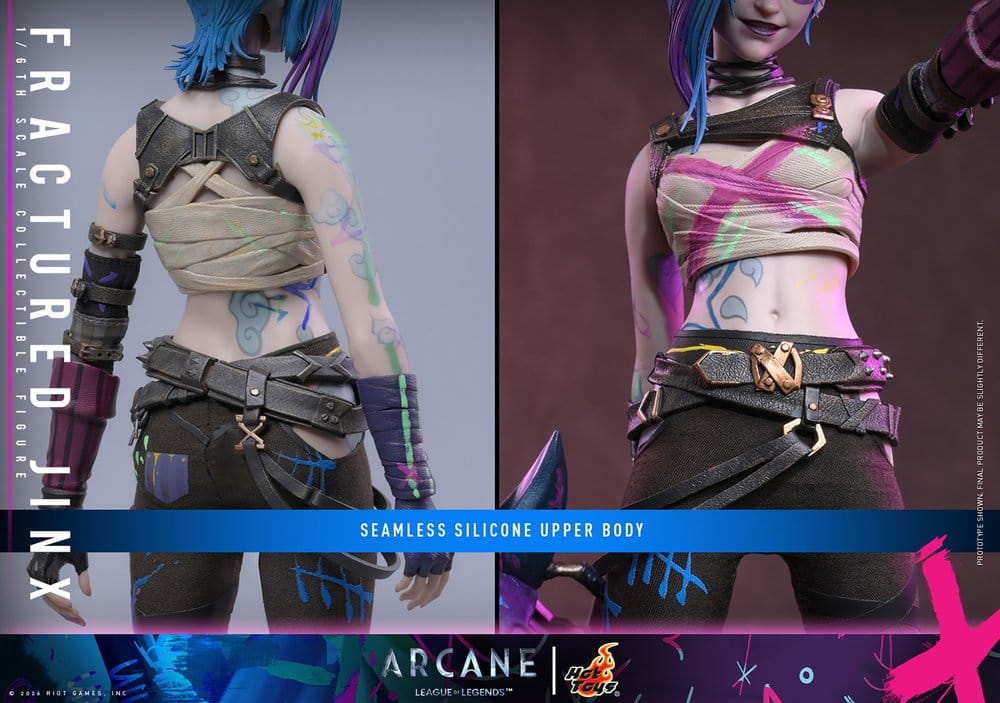 Arcane Action Figure 1/6 Fractured Jinx 28 cm