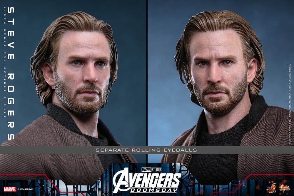 Marvel Avengers: Doomsday Movie Masterpiece Action Figure 1/6 Steve Rogers (Deluxe Version) 31 cm