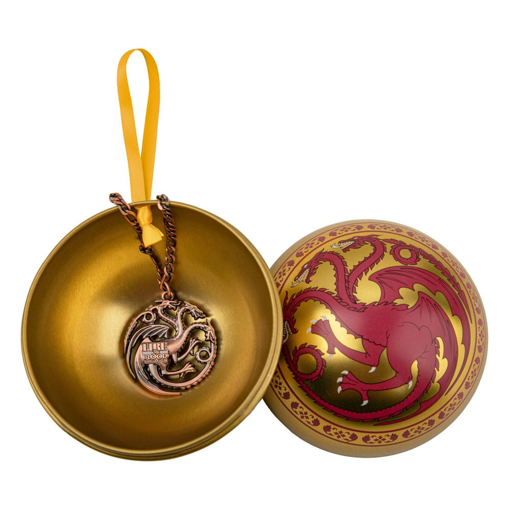 Game of Thrones tree ornment with Necklace Targaryen