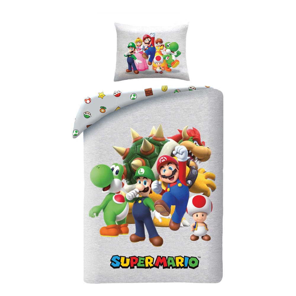 Super Mario Duvet Set Ver. 4 140 x 200 cm / 70 x 90 cm