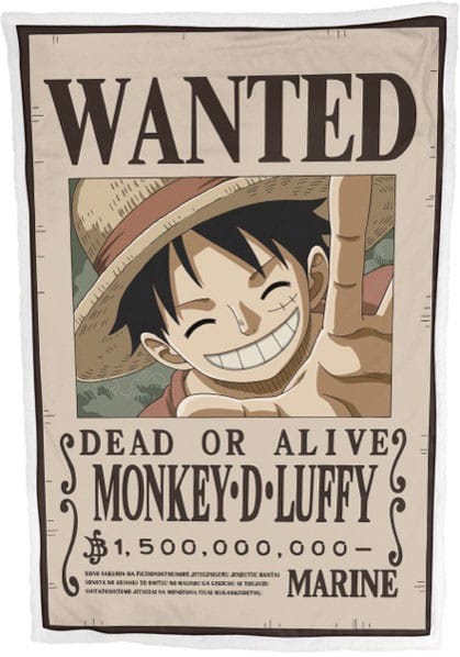 One Piece Fleece Blanket Ver. 6 100 x 150 cm