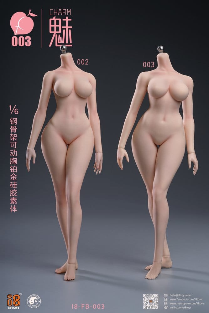 Original Character Silicone Body 1/6 "Charm" Steel-Frame Platinum Articulated Breasts