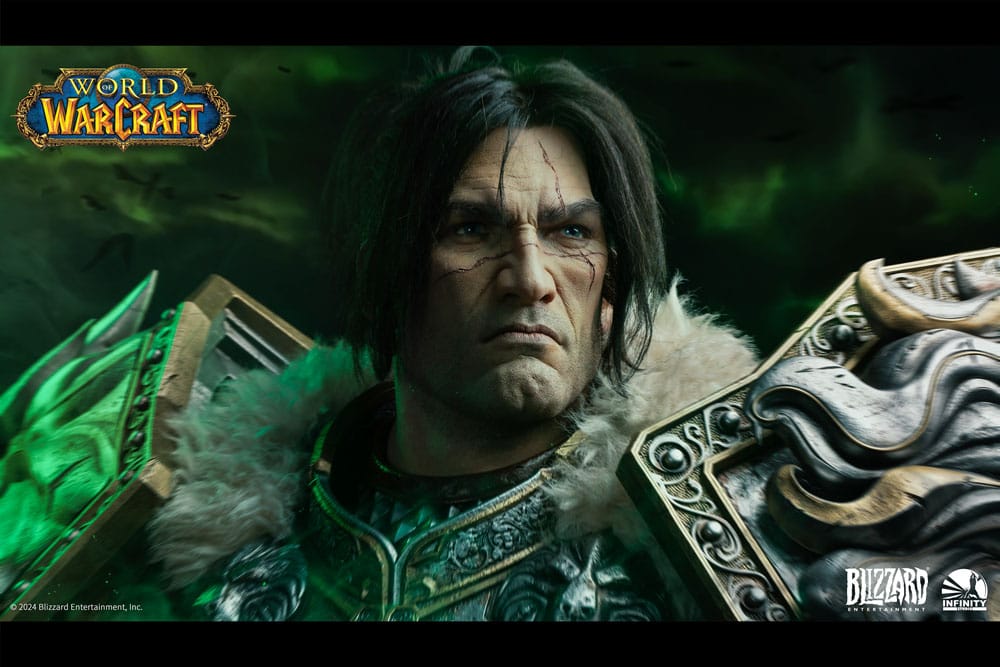 World of Warcraft Life Size Bust 1/1 Varian Wrynn 120 cm