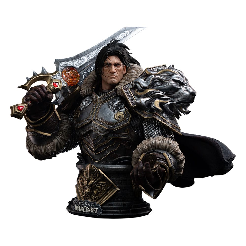 World of Warcraft Bust 1/3 Varian Wrynn 46 cm