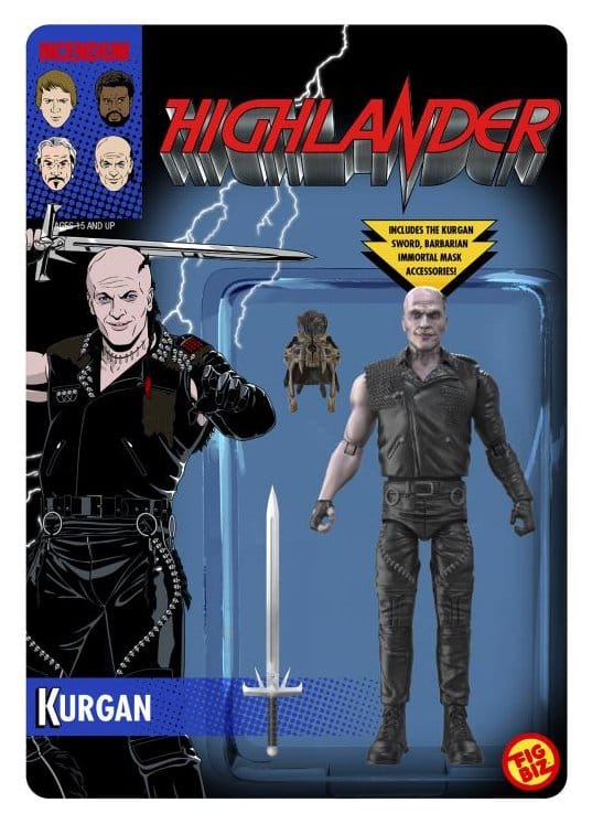 Highlander FigBiz Action Figure The Kurgan 13 cm