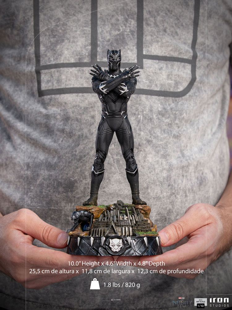 The Infinity Saga Art Scale Statue 1/10 Black Panther Deluxe 25 cm