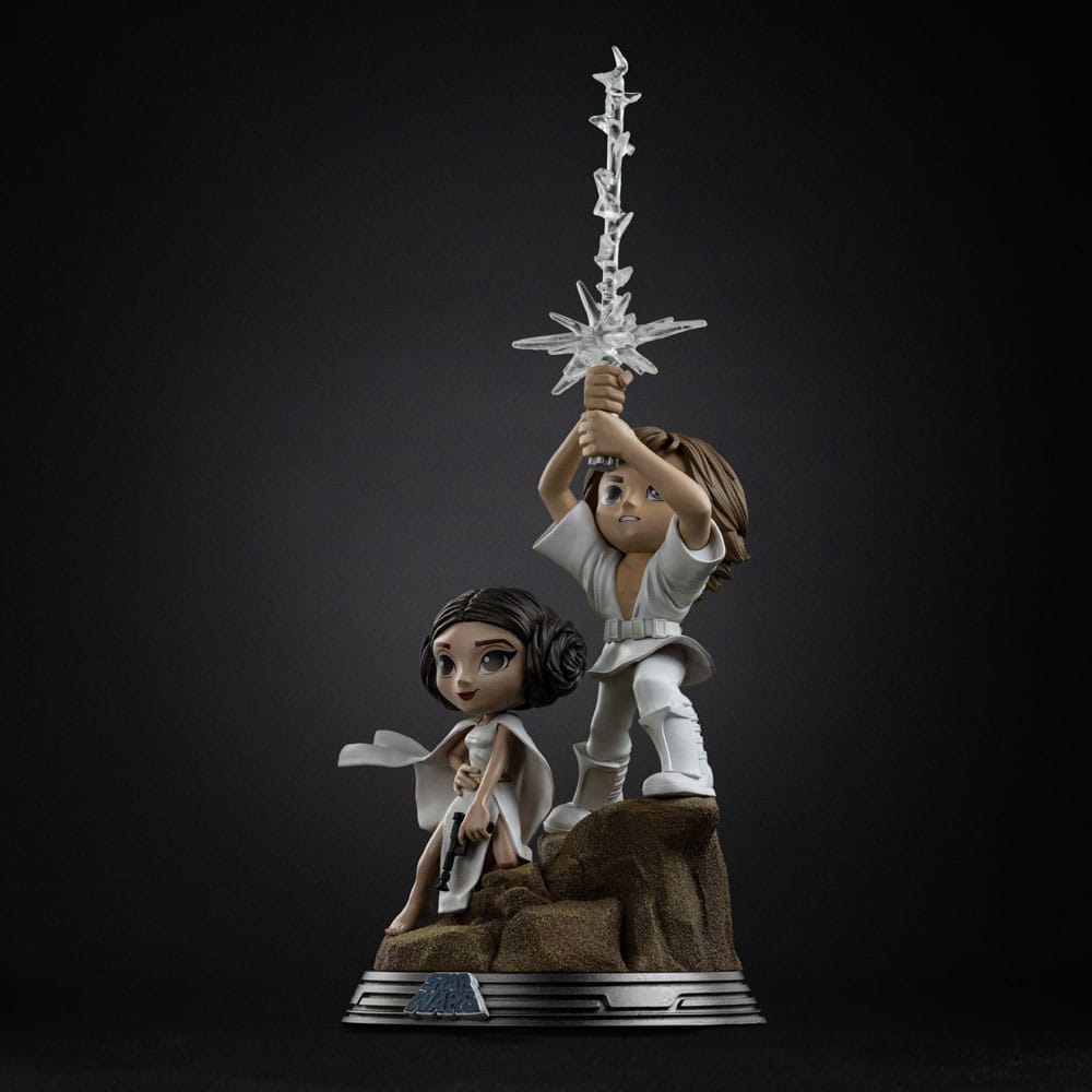 Star Wars Mini Co. PVC Figure Luke & Leia 30 cm