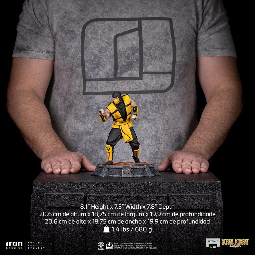 Mortal Kombat Art Scale Statue 1/10 Scorpion (Variant) heo exclusive 21 cm