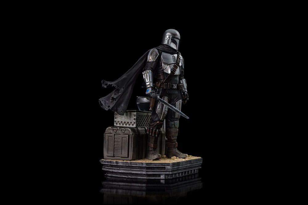 Star Wars The Mandalorian Scale Statue 1/10 Din Djarin and Din Grogu 21 cm