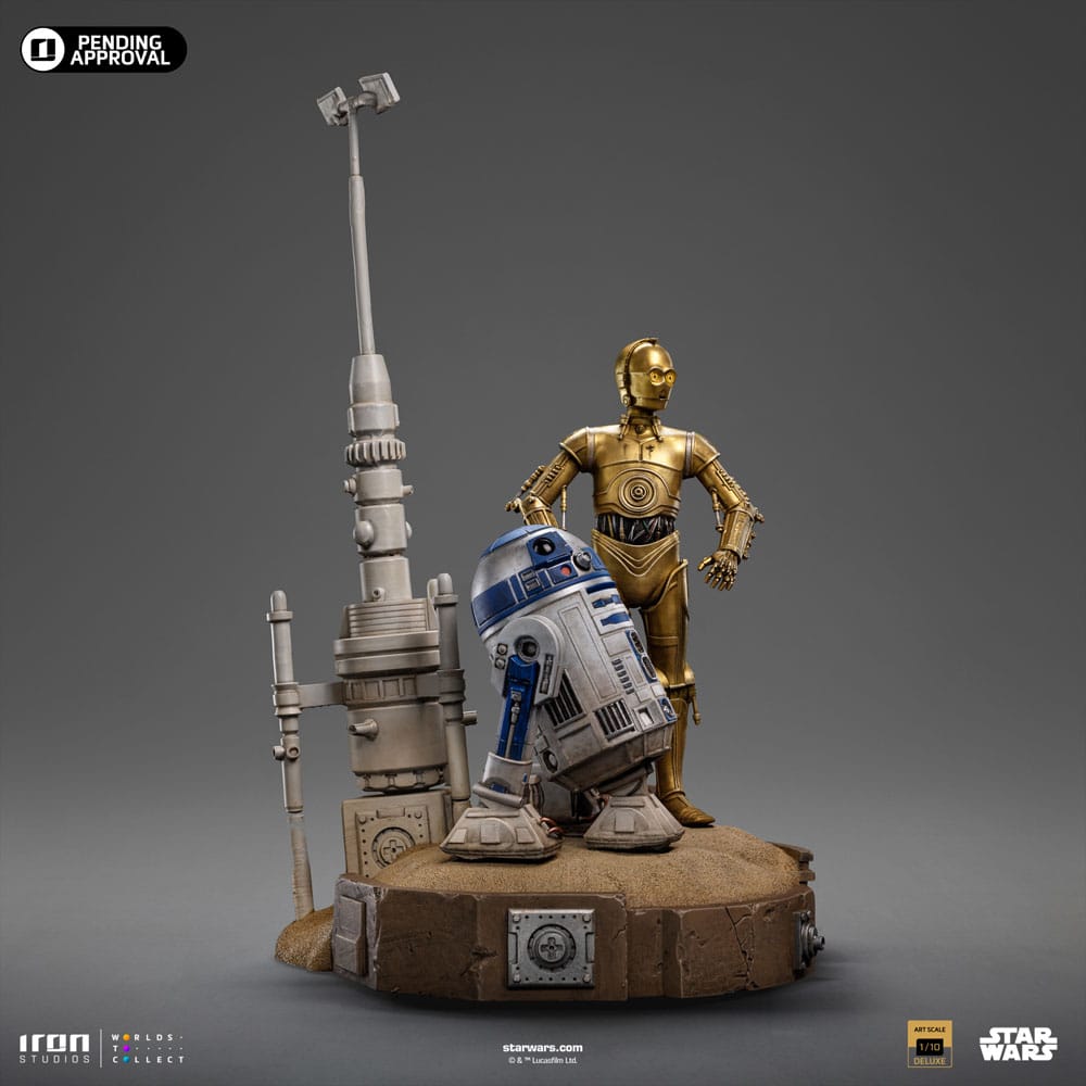 Star Wars Deluxe Art Scale Statue 1/10 C-3PO & R2D2 31 cm