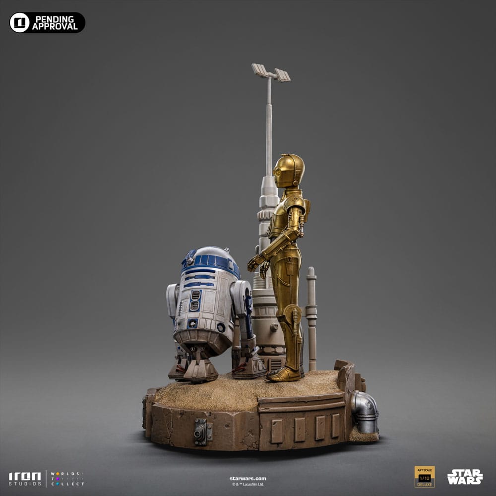 Star Wars Deluxe Art Scale Statue 1/10 C-3PO & R2D2 31 cm