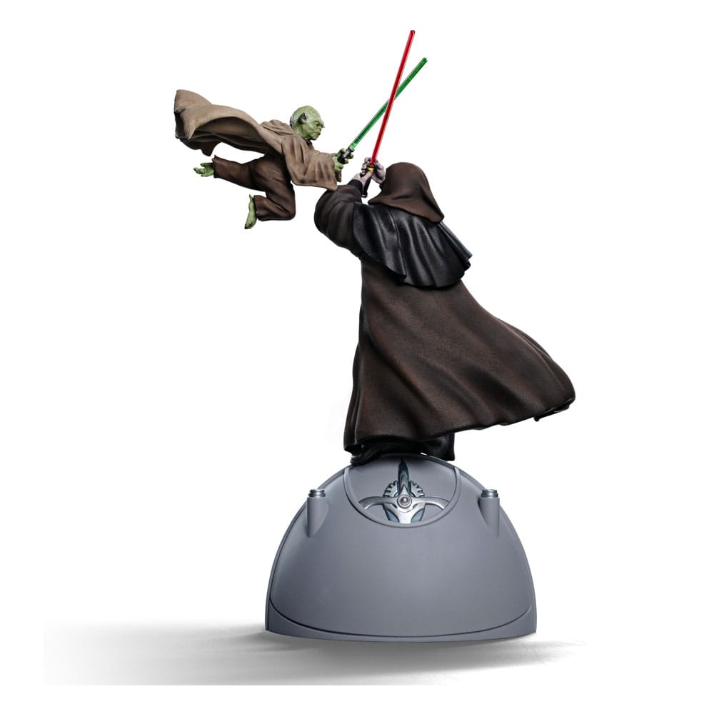 Star Wars Deluxe Art Scale Statue 1/10 Yoda vs Emperor Palpatine (CCXP Exclusive 2024) 31 cm