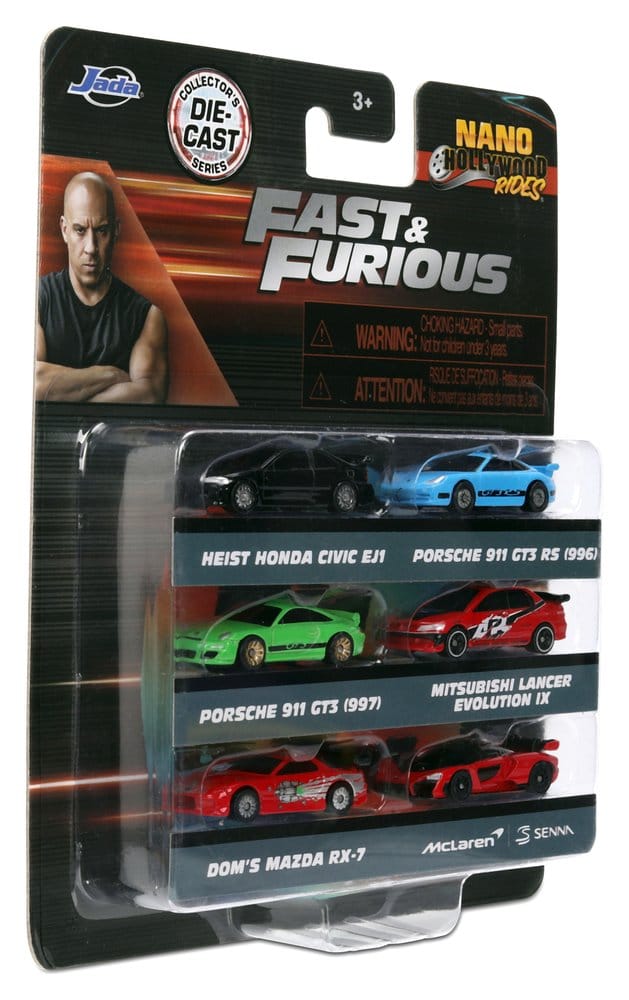 Fast & Furious 6-Pack Nano Cars