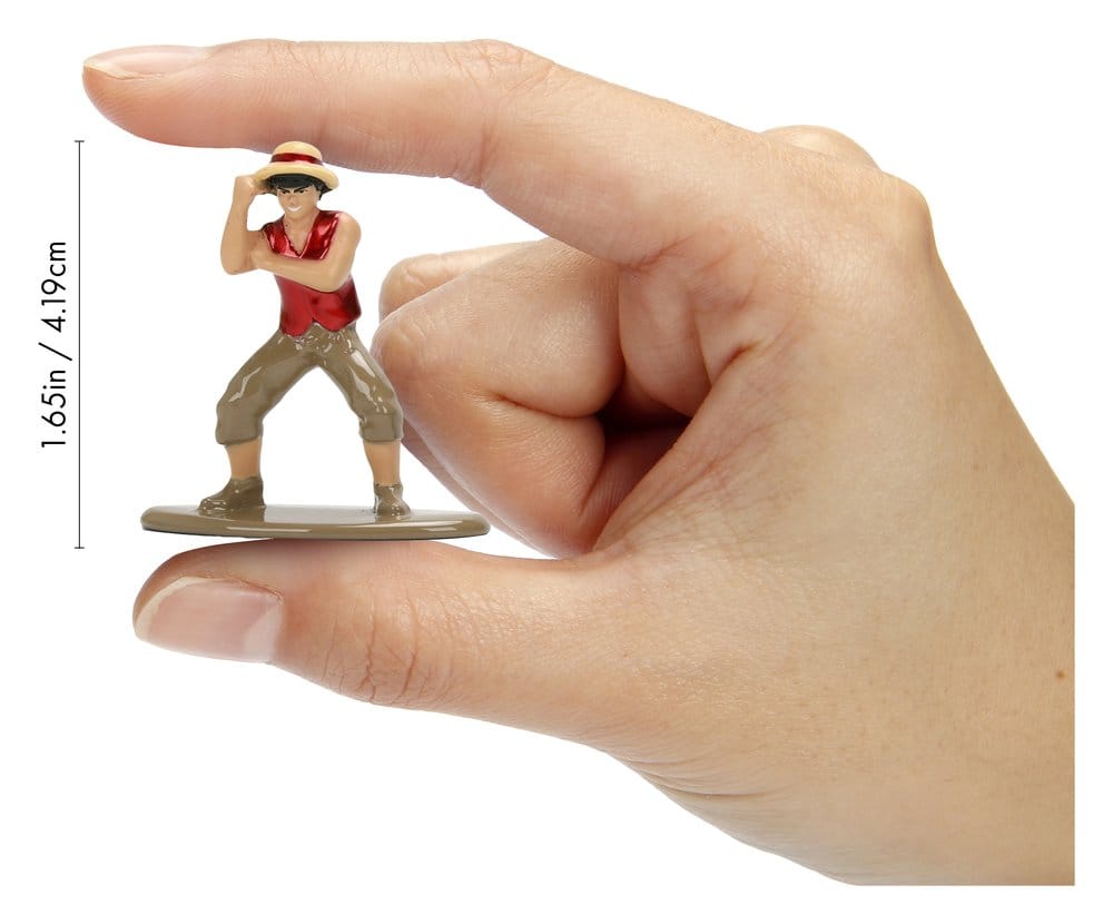 One Piece Nano Metalfigs Mini Figures Blind Pack 5 cm Display (24)