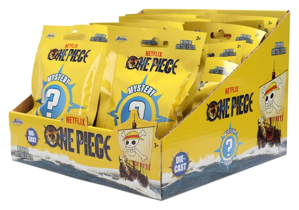 One Piece Nano Metalfigs Mini Figures Blind Pack 5 cm Display (24)