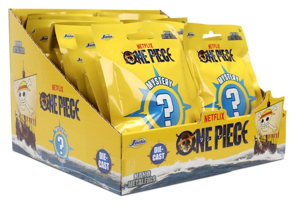 One Piece Nano Metalfigs Mini Figures Blind Pack 5 cm Display (24)