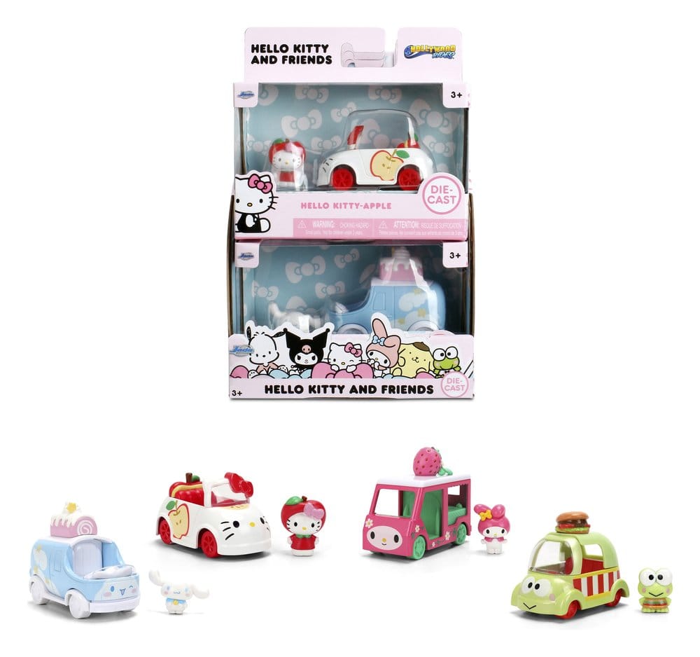 Sanrio Diecast Vehicles 1/55 Wave 1 Assortment (8)