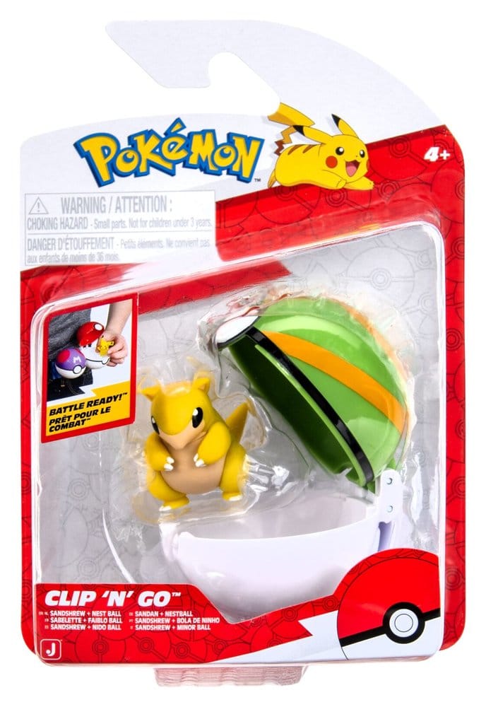 Pokémon Clip 'n' Go Minifigures Poké Balls ver. 22 Assortment (6)