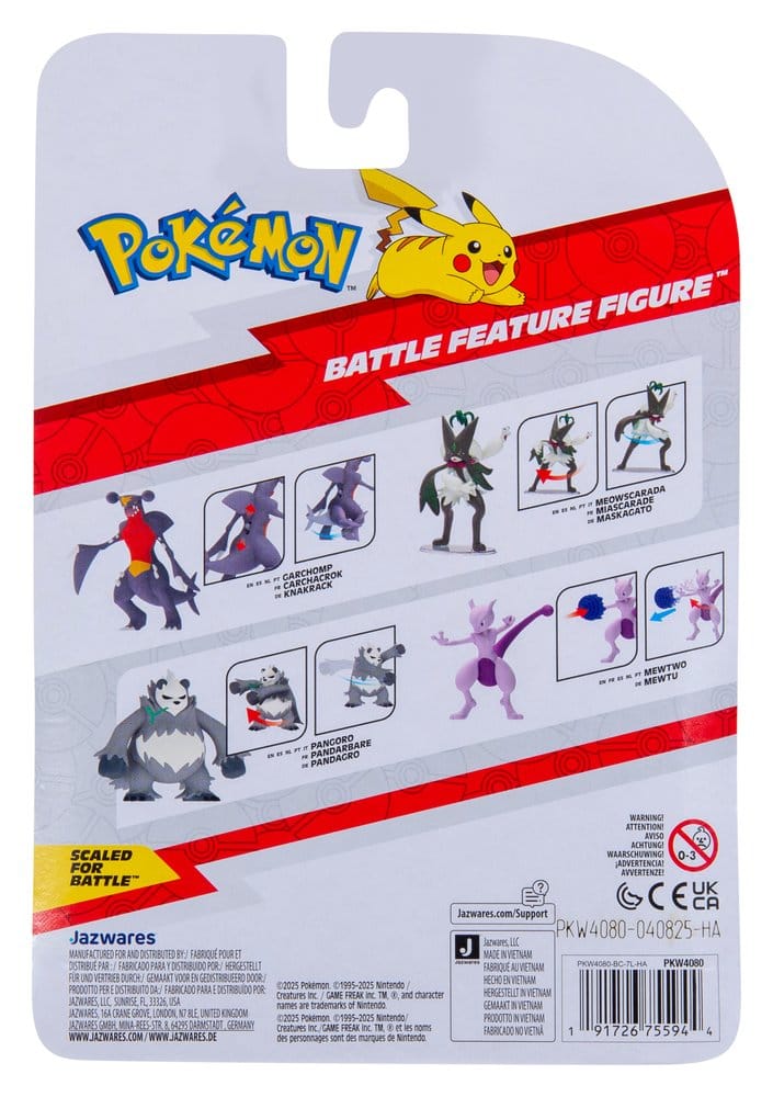 Pokémon Battle Feature Figure Action Figure ver. 21 Assortment (4)