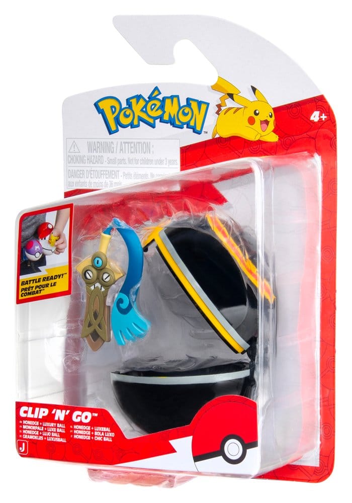 Pokémon Clip 'n' Go Action Figure Wave 22 Honedge & Luxury Ball